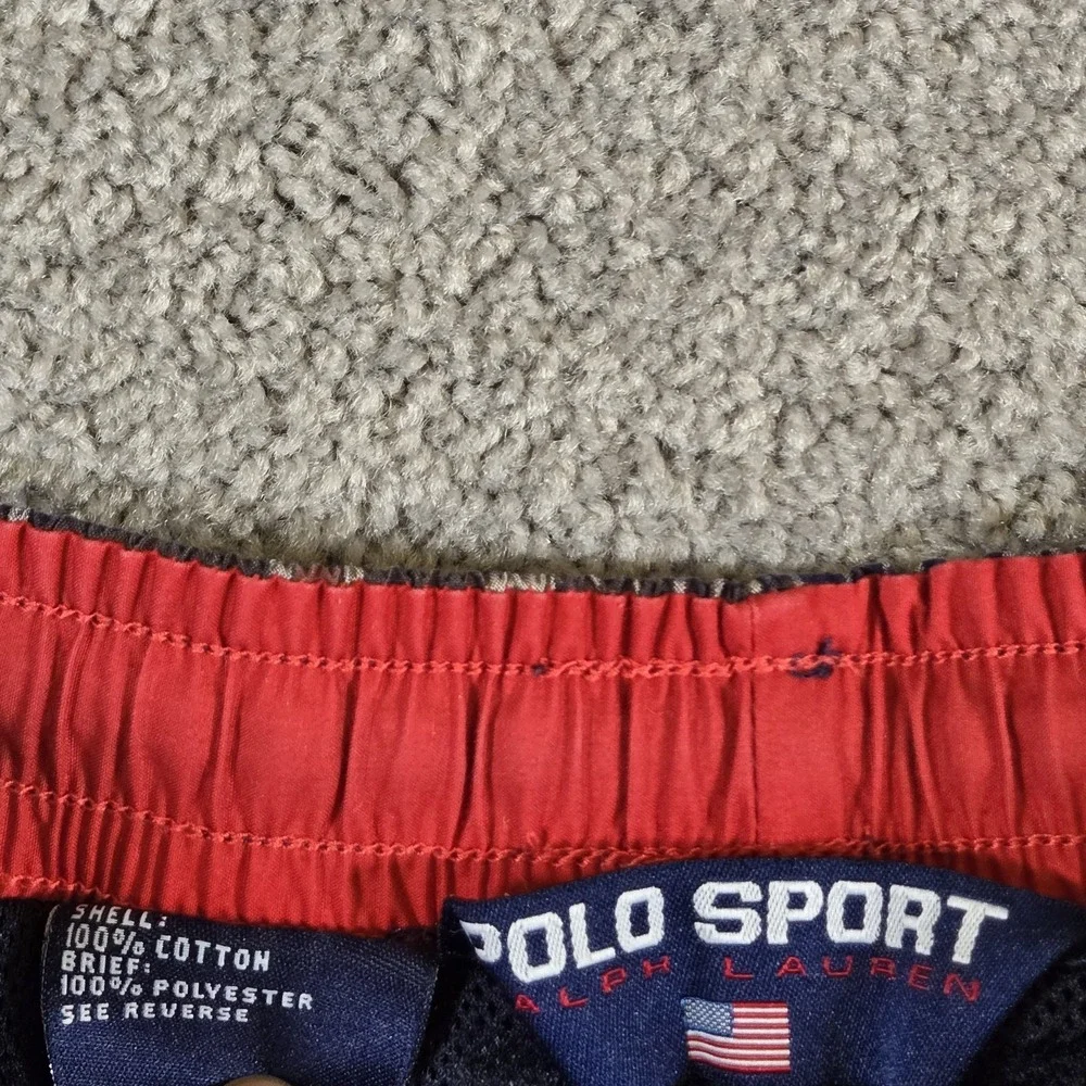 Polo Ralph Lauren‎ Polo Sport Swim Trunks Men's XL Plaid Pony Logo Board Shorts